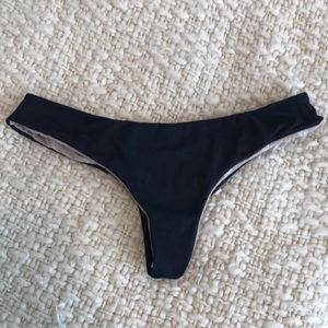 Midori Black Cheeky Bikini Bottom